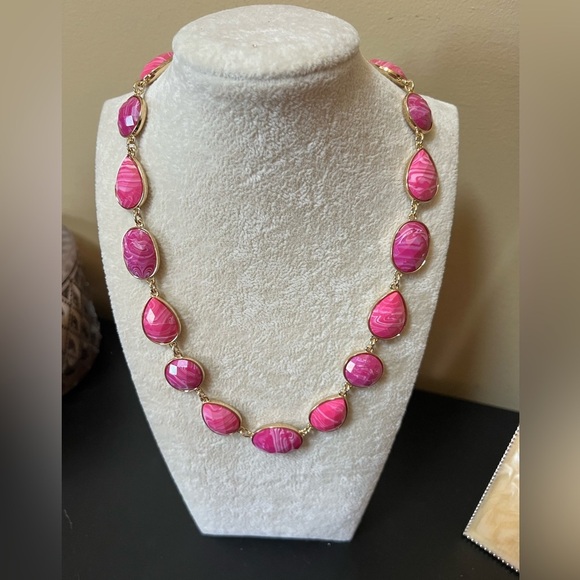 NEW! Kim Rogers Pink and Gold Jewelry Set adjustable - Picture 3 of 10